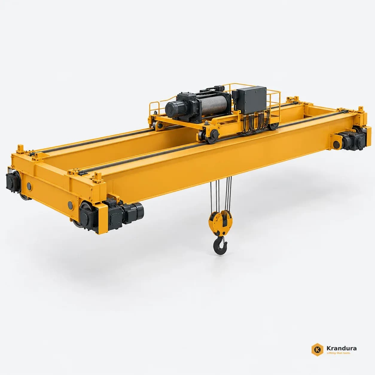 AI illustration of 20t Double Girder Overhead Crane: main